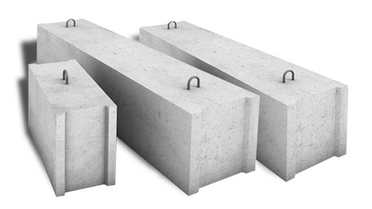 Фундаментные блоки Размер, мм 2380x500x580