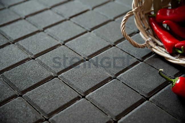 Steingot Тротуарная плитка Квадрат 100*100*60 Черный (верхний прокрас)