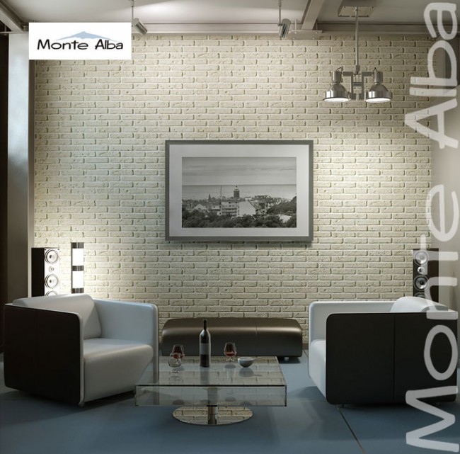 White Hills Гипсовая плитка Эллин брик А320-00 White Hills Гипсовая плитка Эллин брик А320-00