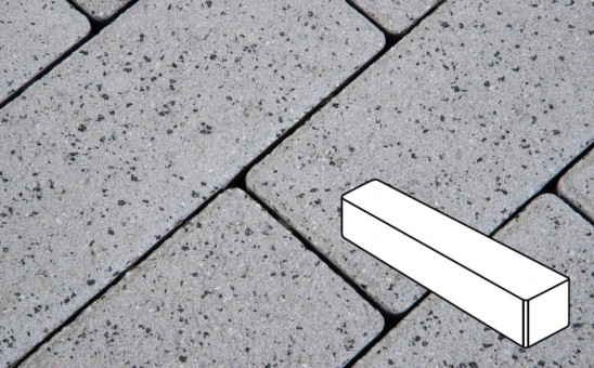 Плитка тротуарная Granite FERRO, ригель, Белла Уайт 360*80*80 мм