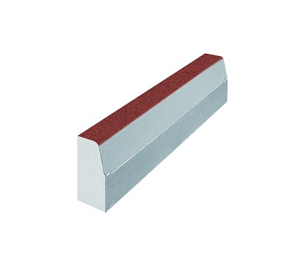 Выбор Бордюр дорожный 1000*300*150мм Гранит Красный с неполным прокрасом