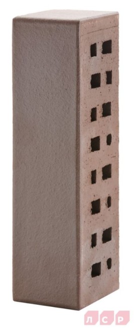 ЛСР Клинкер фасадный коричневый "Мюнхен", поверхность гладкая