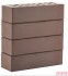ЛСР Клинкер фасадный коричневый "Мюнхен", поверхность гладкая