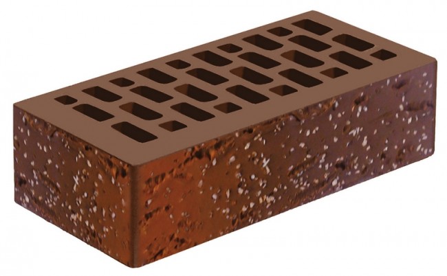 Голицынский кирпич одинарный декоративный двухцветный везувий Голицынский кирпич одинарный декоративный двухцветный везувий