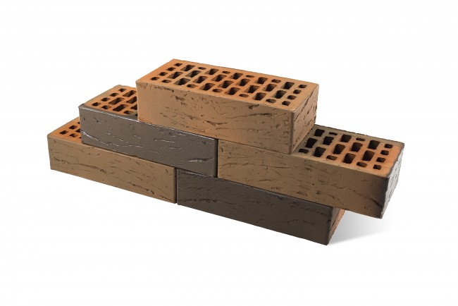 BRAER Облицовочный кирпич БРАЕР КЛАДКА ГРИФЕЛЬ рифленный 1 NF