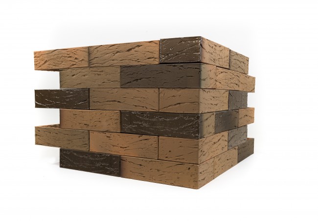 BRAER Облицовочный кирпич БРАЕР КЛАДКА ГРИФЕЛЬ рифленный 1 NF