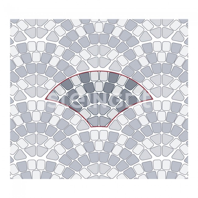 Steingot Тротуарная плитка Классика круговая Бежевая