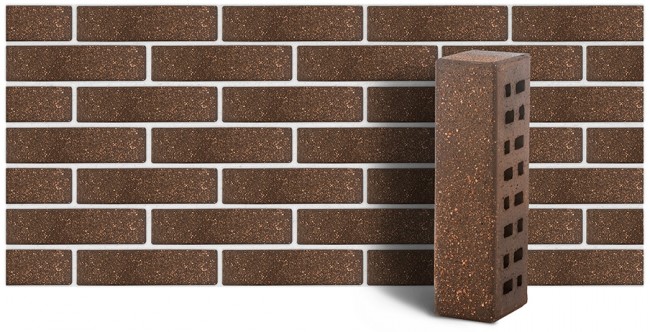 ЛСР клинкер фасадный коричневый «мюнхен» береста с песком ЛСР клинкер фасадный коричневый «мюнхен» береста с песком