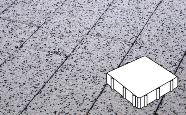 Готика Плитка тротуарная Premium Gold, Квадрат, №3, 300*300*80 мм