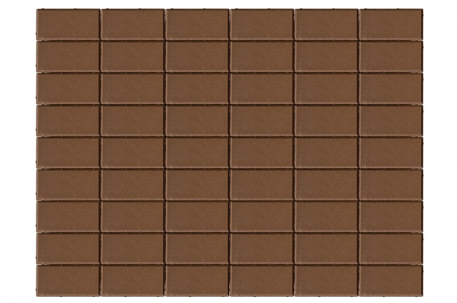 BRAER Тротуарная плитка Прямоугольник коричневый 200х100х60