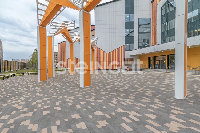 Steingot Тротуарная плитка Домино Серая 80 мм Steingot Тротуарная плитка Домино Серая 80 мм