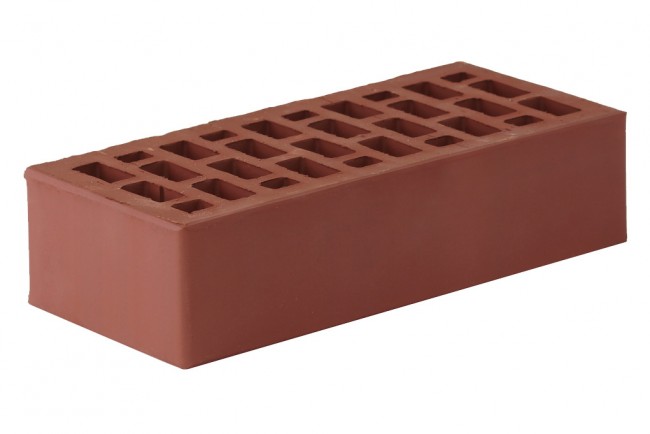 Рязанский кирпичный завод Кирпич рязанский одинарный лицевой Терракотовый Гладкий Рязанский кирпичный завод Кирпич рязанский одинарный лицевой Терракотовый Гладкий