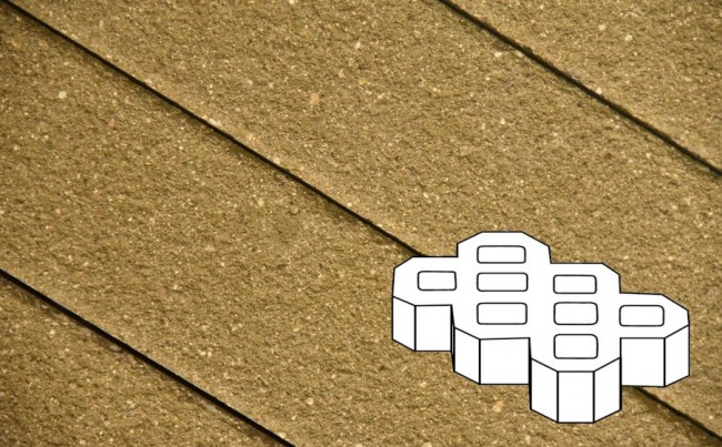 Готика Плитка тротуарная Premium Bronze, Экопарковка, №3, 600*400*100 мм