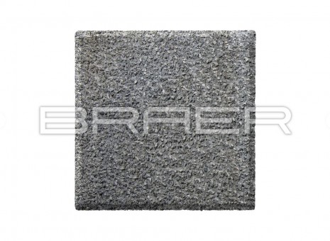 Тротуарная плитка Лувр, Гранит на сером цементе, 200х200 мм, 60 мм