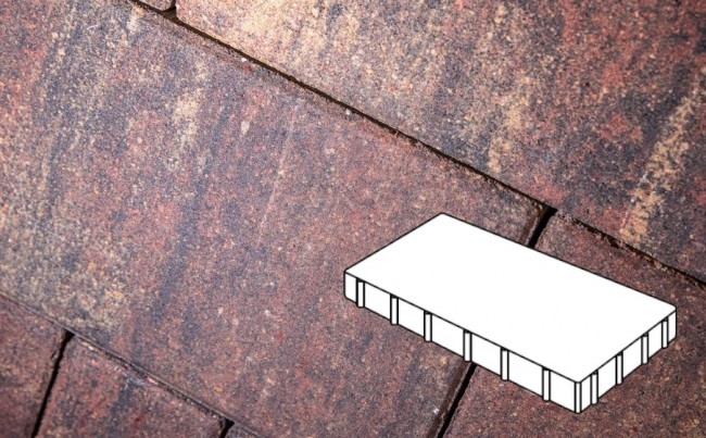 Готика Плитка тротуарная Natur, Плита, Марс, 400*200*80 мм