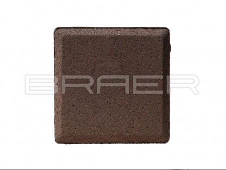 Тротуарная плитка Лувр, Коричневый, 100х100 мм, 60 мм