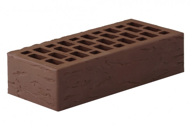 Рязанский кирпичный завод Кирпич рязанский одинарный лицевой Коричневый Руст Рязанский кирпичный завод Кирпич рязанский одинарный лицевой Коричневый Руст