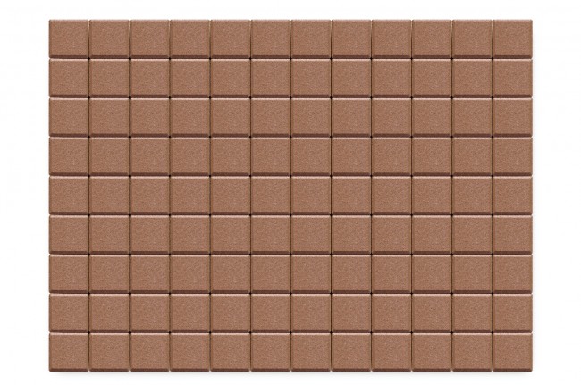 BRAER Тротуарная плитка Лувр терракотовый 100х100