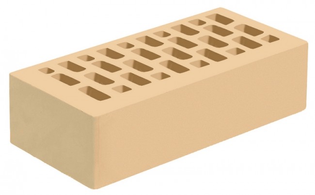 Голицынский кирпич одинарный лицевой золотистая дюна