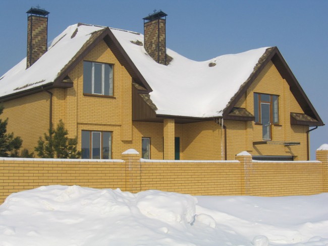 Голицынский кирпич одинарный лицевой золотистая дюна