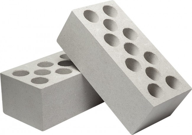 Ковровский завод силикатного кирпича Кирпич пустотелый рядовой утолщенный белый Ковровский завод силикатного кирпича Кирпич пустотелый рядовой утолщенный белый