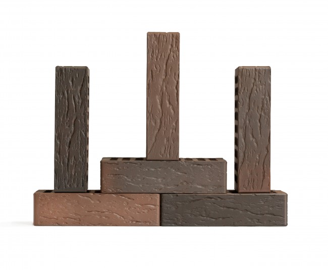 VOLGABRICK Лицевой кирпич "Нева" рустикатор горизонтальный 250x120x65 мм VOLGABRICK Лицевой кирпич "Нева" рустикатор горизонтальный 250x120x65 мм