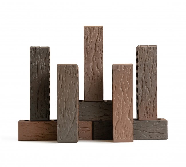 VOLGABRICK Лицевой кирпич "Нева" рустикатор горизонтальный 250x120x65 мм VOLGABRICK Лицевой кирпич "Нева" рустикатор горизонтальный 250x120x65 мм