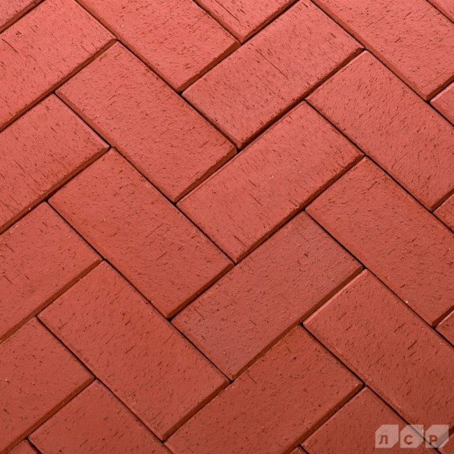 ЛСР Клинкер тротуарный красный "Лондон"