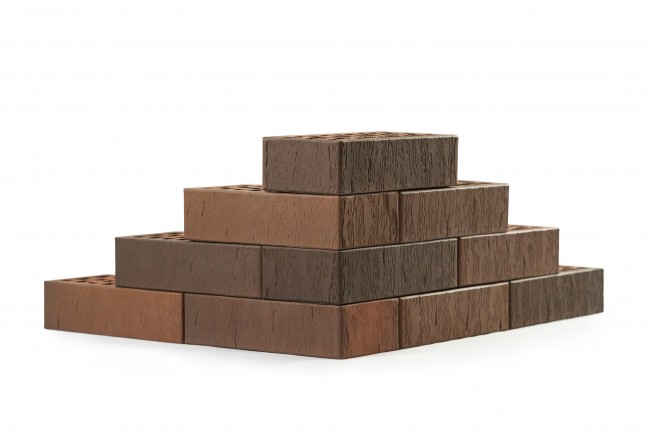 VOLGABRICK Лицевой кирпич "Нева" рустикатор вертикальный 250x120x65 мм VOLGABRICK Лицевой кирпич "Нева" рустикатор вертикальный 250x120x65 мм