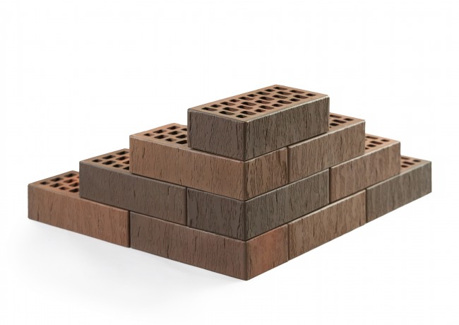 VOLGABRICK Лицевой кирпич "Нева" рустикатор вертикальный 250x120x65 мм VOLGABRICK Лицевой кирпич "Нева" рустикатор вертикальный 250x120x65 мм