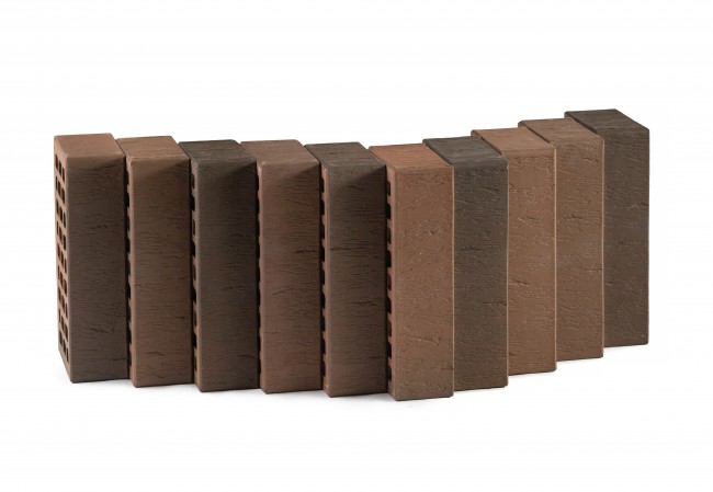 VOLGABRICK Лицевой кирпич "Нева" рустикатор вертикальный 250x120x65 мм VOLGABRICK Лицевой кирпич "Нева" рустикатор вертикальный 250x120x65 мм