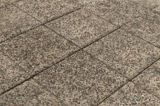 Тротуарная плитка Лувр гранит серый 200х200