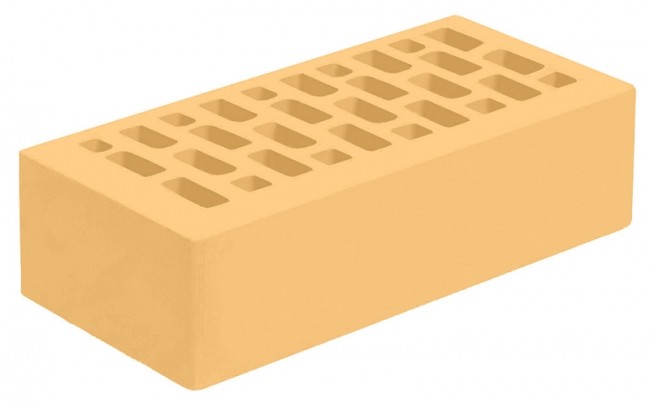 Голицынский кирпич одинарный лицевой янтарь