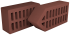 Голицынский кирпич фасонный одинарный фл-10 темно - терракотовый