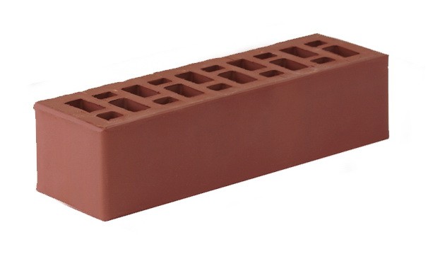 Рязанский кирпичный завод Кирпич рязанский одинарный лицевой ЕВРО Терракотовый Гладкий