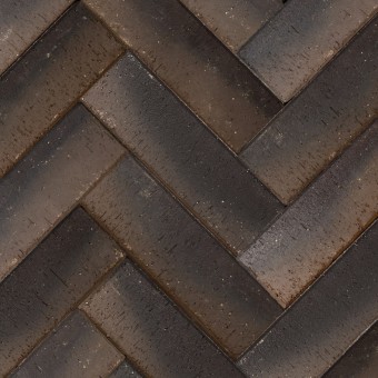 Брусчатка коричневая "Гамбург" бордо лонг