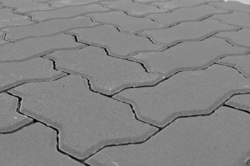 Тротуарная плитка Волна серый 70