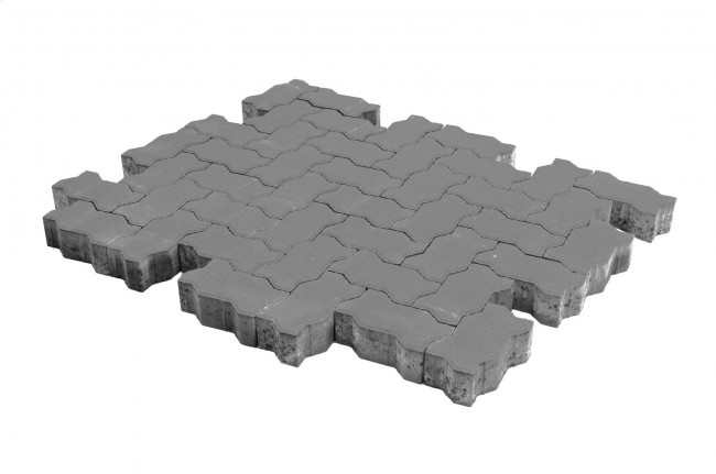 BRAER Тротуарная плитка Волна серый 80 BRAER Тротуарная плитка Волна серый 80