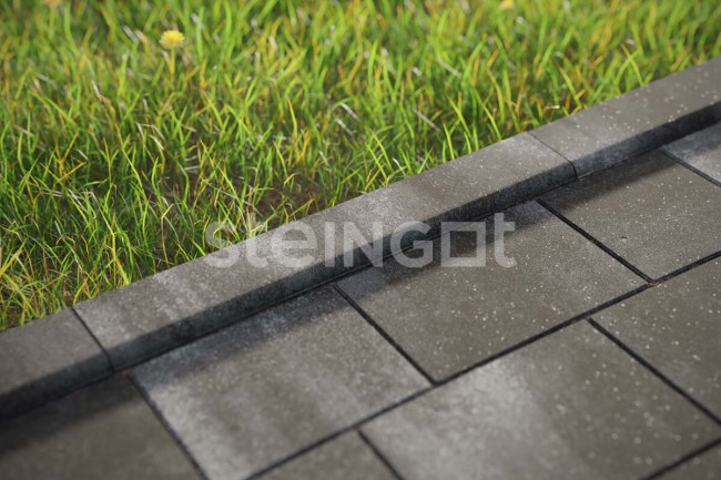 Steingot Бордюр Садовый 1000*200*80 "Штайн Блэк"