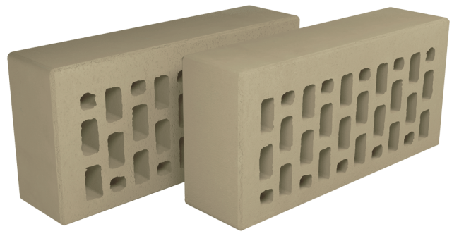 Голицынский кирпич одинарный лицевой серый Голицынский кирпич одинарный лицевой серый