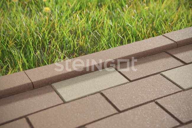 Steingot Бордюр Садовый 1000*200*80 "Коричневый"