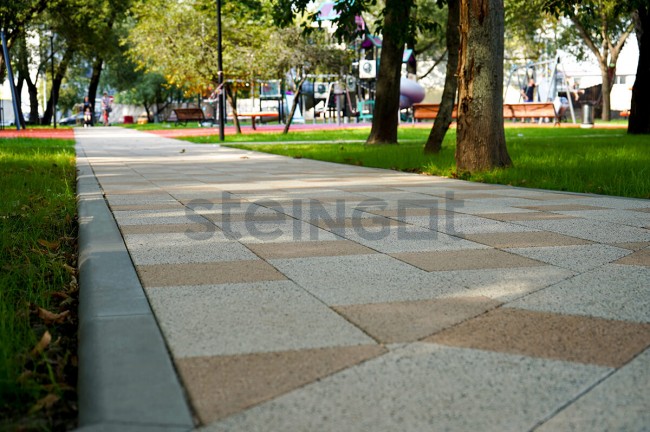 Steingot Бордюр Садовый 1000*200*80 "Серый"