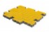 BRAER Тротуарная плитка Волна желтый 60