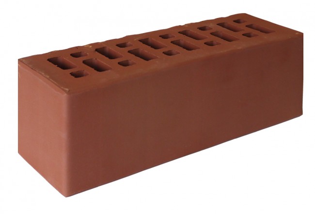 Рязанский кирпичный завод Кирпич рязанский утолщенный лицевой ЕВРО Терракотовый Гладкий