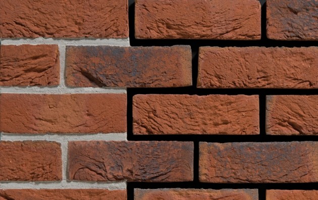 Engels Baksteen Oranje blauw bont