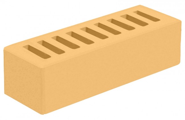 Голицынский кирпич евро лицевой янтарь