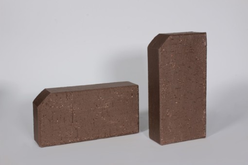 Брусчатка коричневая "Мюнхен" бордюр