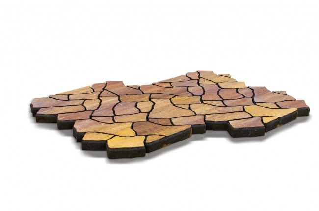 BRAER Тротуарная плитка Сан Тропе color mix тип 1 каньон BRAER Тротуарная плитка Сан Тропе color mix тип 1 каньон