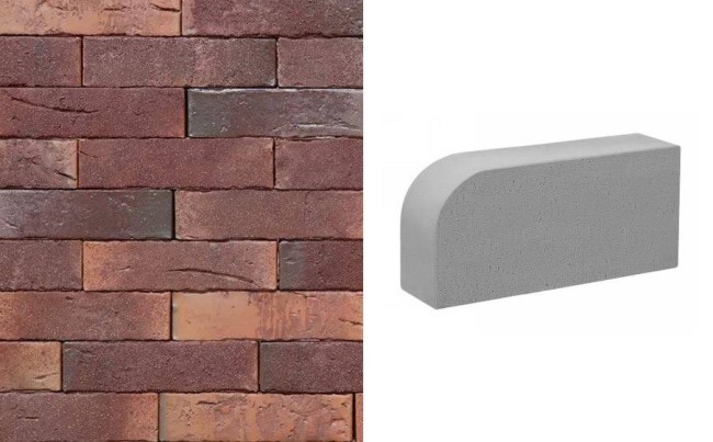 Кирпич полнотелый Гессен Вайн 1НФ R60 (радиусный) Кирпич полнотелый Гессен Вайн 1НФ R60 (радиусный)