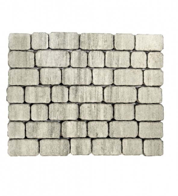 BRAER Тротуарная плитка Ривьера color mix тип 7 туман